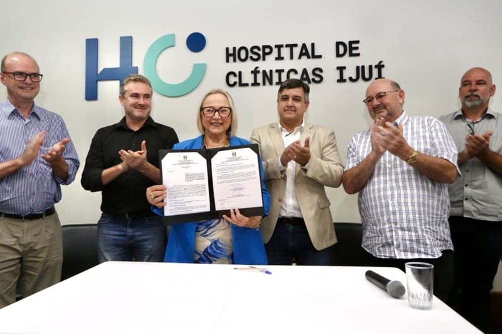 Assinado convênio para ampliação de leitos de UTI no Hospital de Clínicas de Ijuí