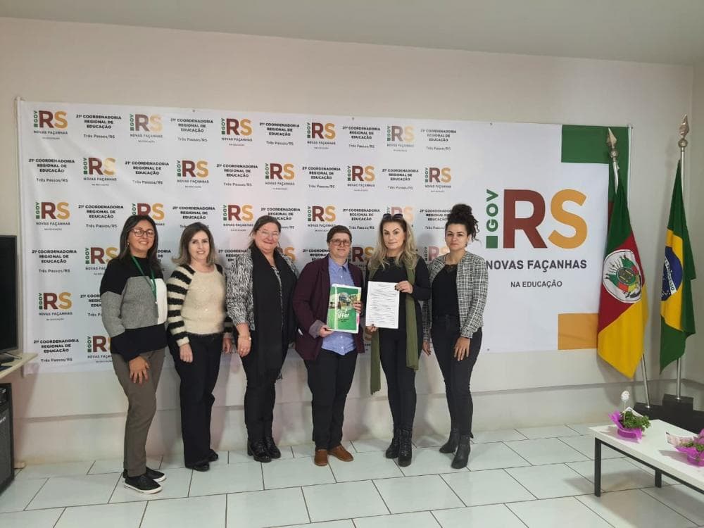 IFFar busca apoio da 21ª CRE na realização de um convênio para oferta de curso de qualificação profissional em Santo Augusto