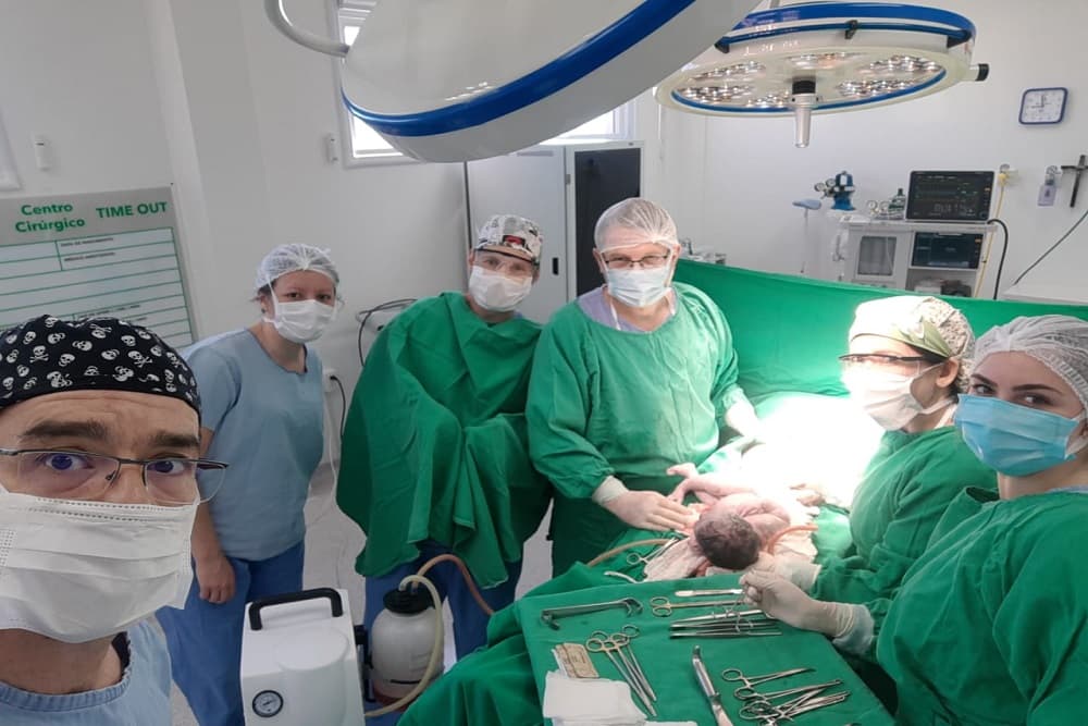 Natasha é a primeira bebê a nascer em 2021 no Hospital Bom Pastor