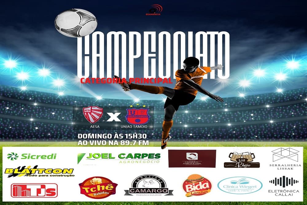 Campeonato Municipal de Futebol de Campo Categoria Principal começa neste domingo