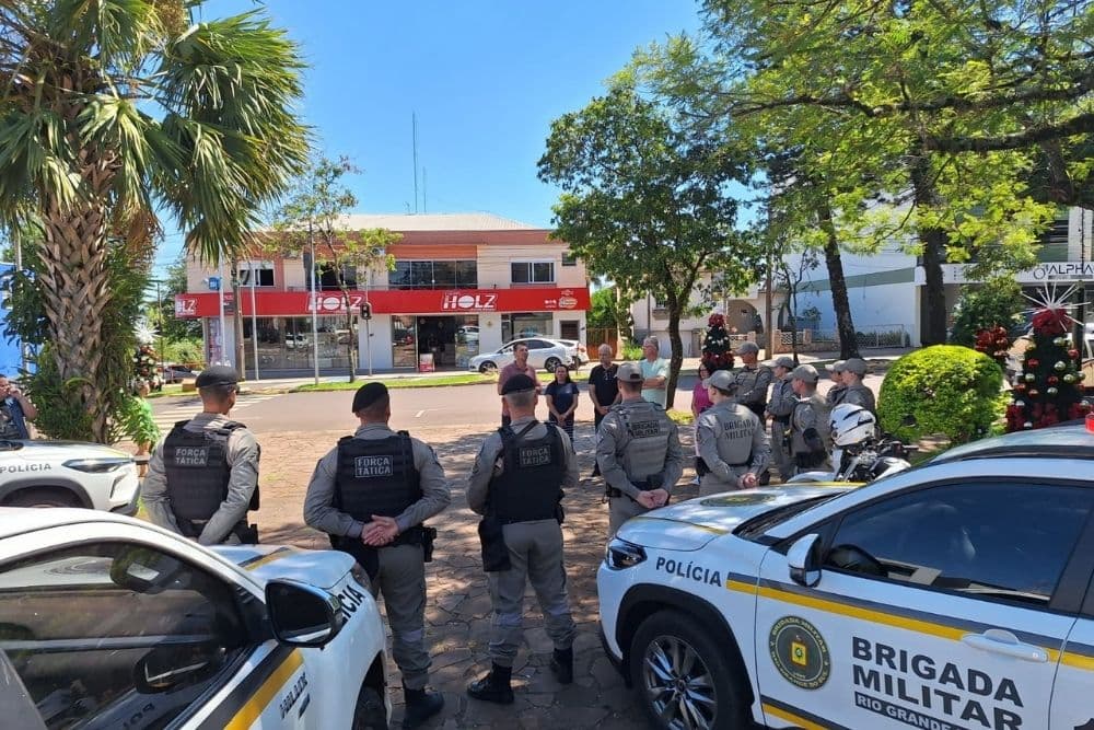 Brigada Militar lança Operação Papai Noel 2025 na área do 7º BPM