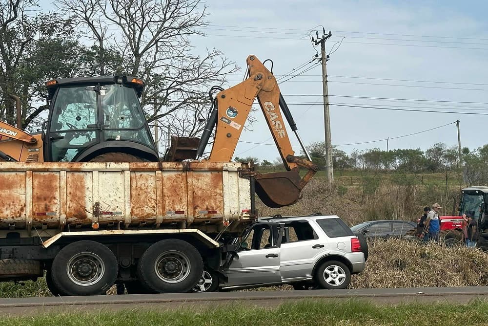 Mulher morre em acidente na ERS 569 em Barra funda