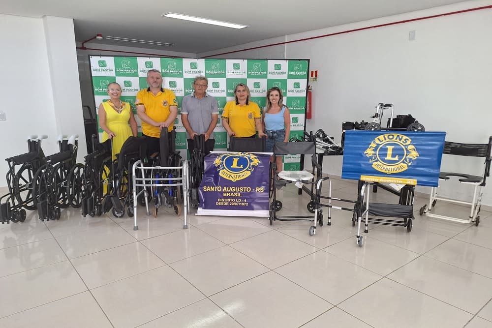 Banco Ortopédico recebe novos equipamentos doados pelo Lions Clube de Santo Augusto