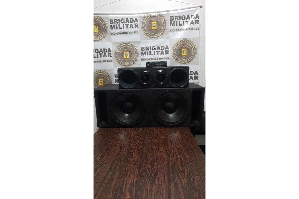 Brigada Militar apreende equipamento de som em Santo Augusto