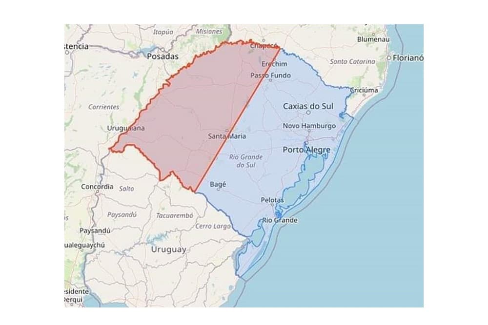 Semana começa com chuva no Rio Grande do Sul, com alerta para temporais