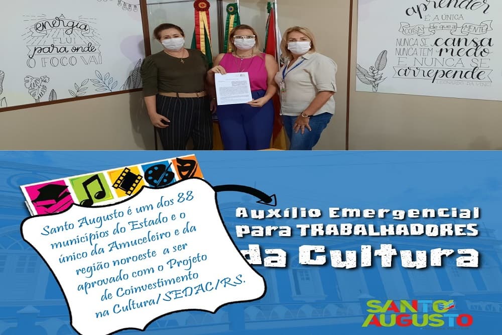 Prefeita assina termo de convênio com a SEDAC para auxílio emergencial aos trabalhadores da cultura