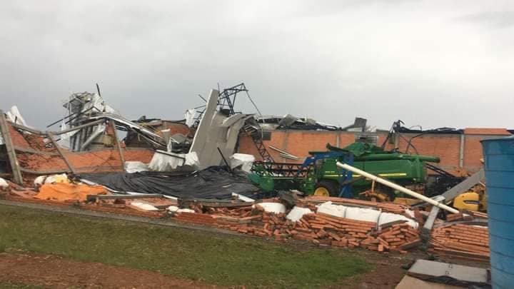 Temporal causa estragos em Júlio de Castilhos