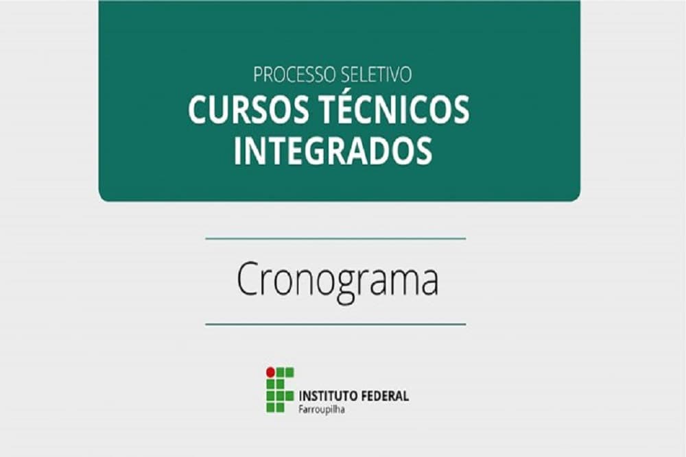 IFFar define cronograma da seleção para cursos técnicos integrados