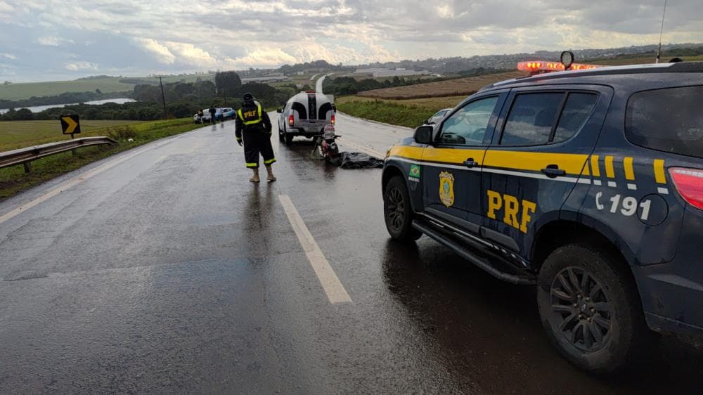 Motociclista morre em acidente na BR 285