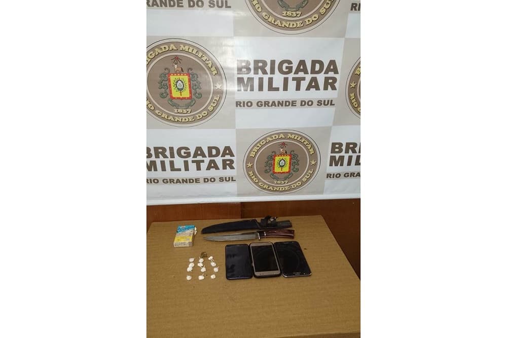 Brigada Militar prende dois homens por tráfico de drogas em Chiapetta