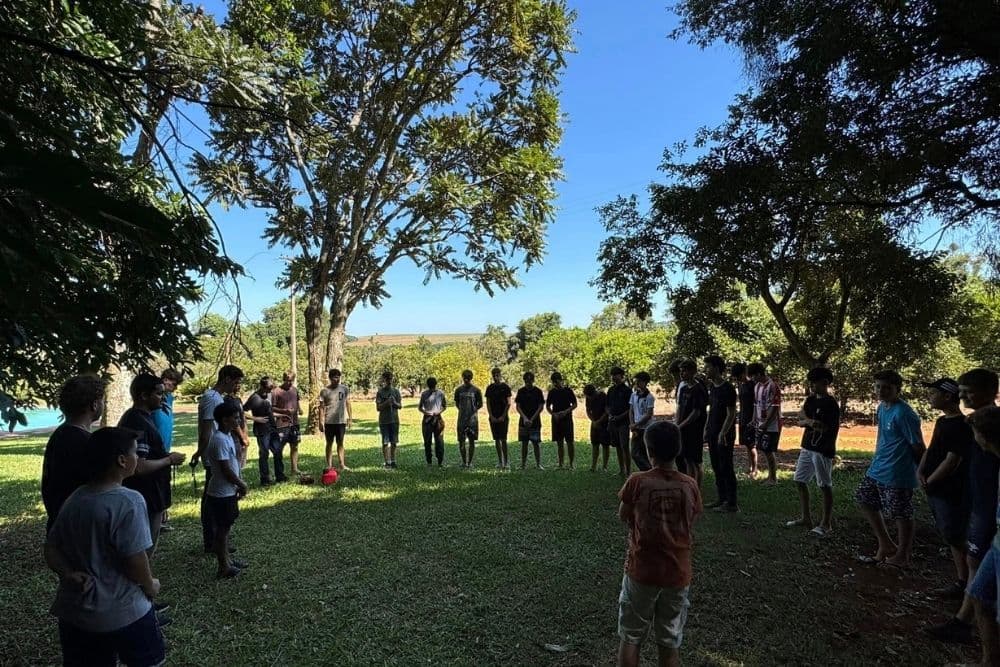 Acampamento Jovem masculino reúne 33 jovens da Paróquia São João Batista em Santo Augusto