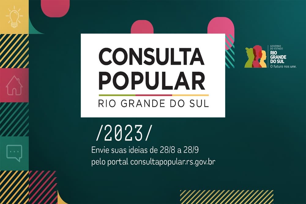 Estado inicia recebimento de propostas para a Consulta Popular 2023