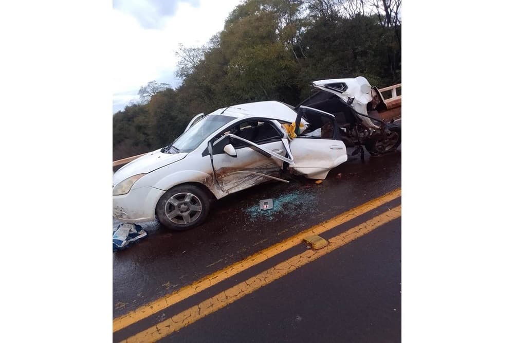 Acidente deixa condutora de Santo Augusto ferida