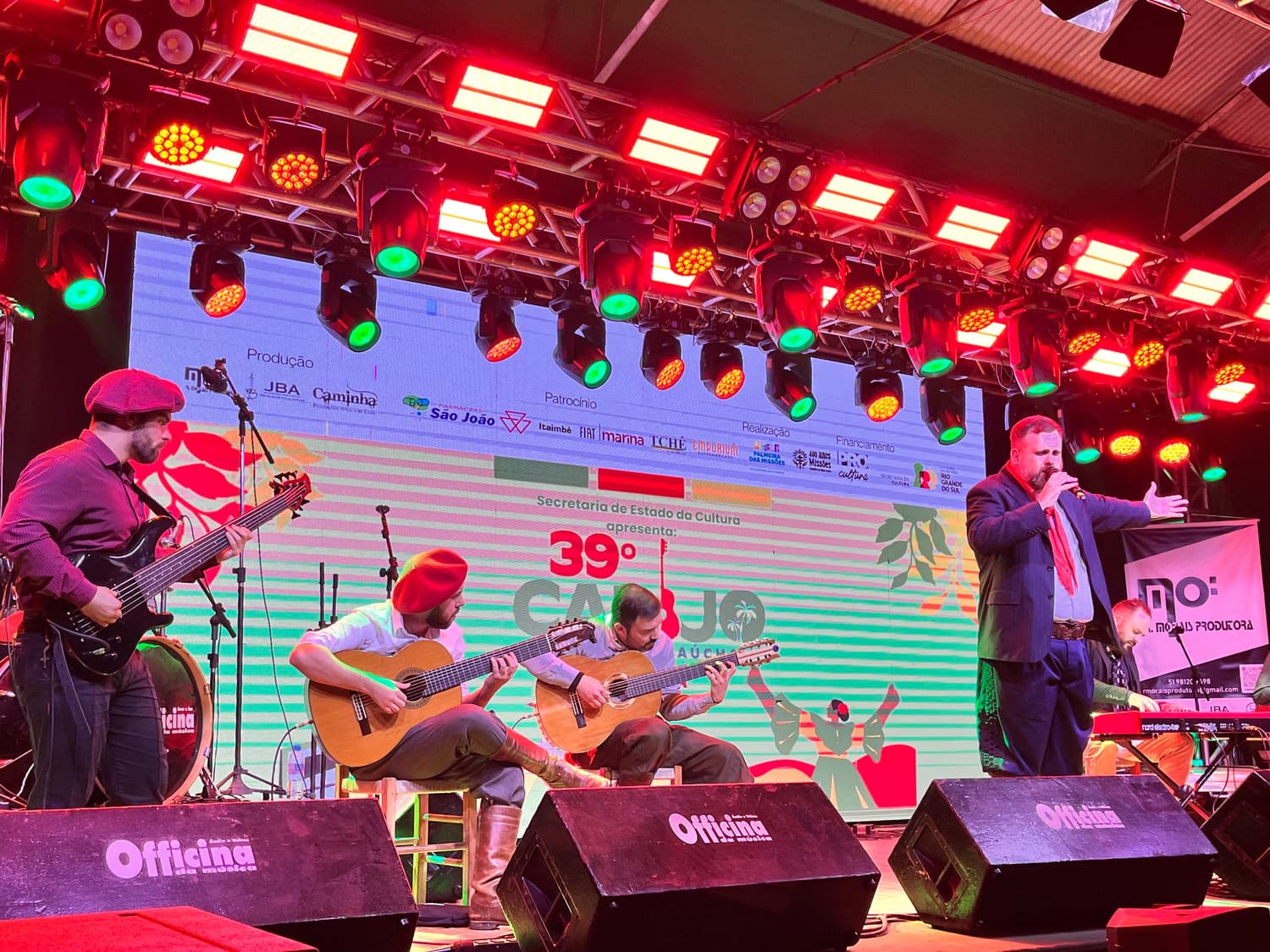39º Carijo da Canção Gaúcha: Definidas as 16 músicas finalistas da Grande Final deste sábado