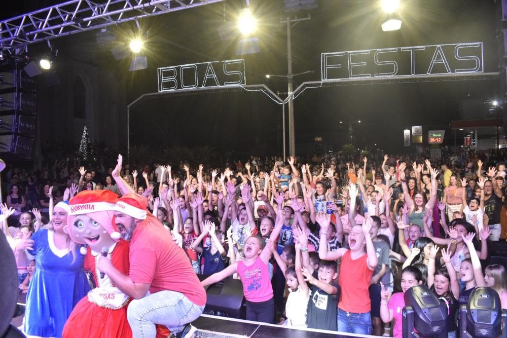 Final de semana foi de comemoraçõe natalina em São Martinho