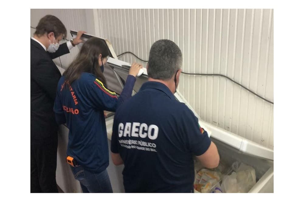 Força-Tarefa do MP apreende 300 Kg de alimentos impróprios para o consumo em Chiapetta