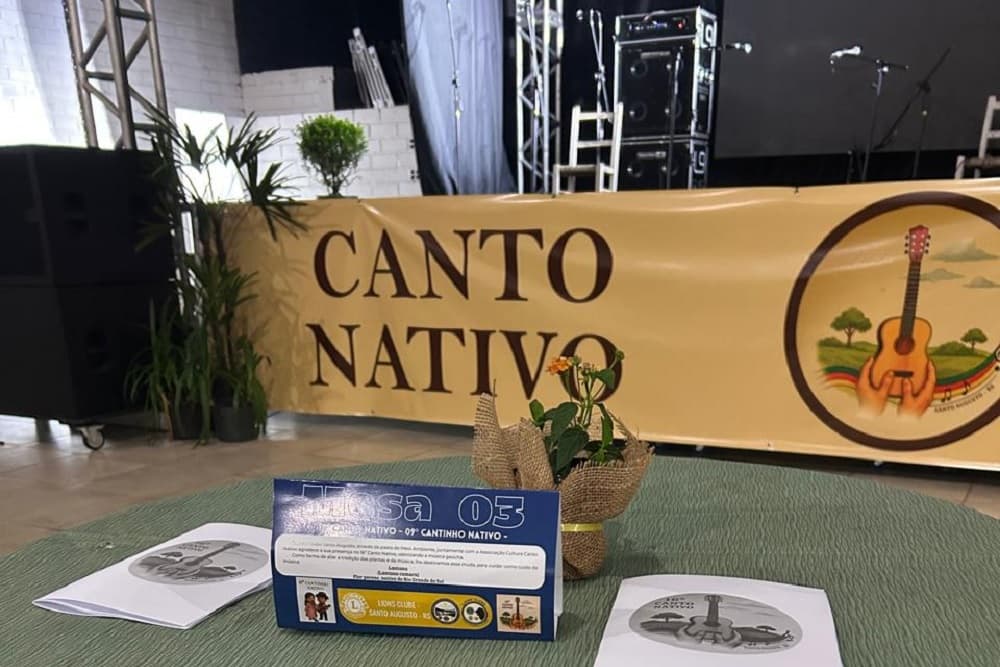 Emoção e talento marcam o início do 16º Canto Nativo de Santo Augusto