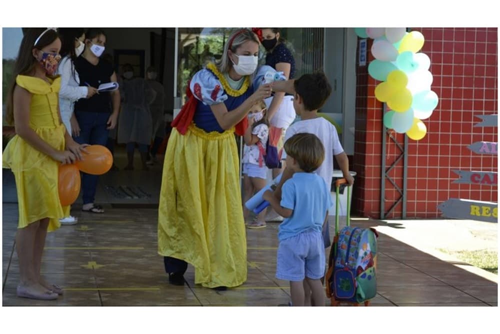 Chiapetta retoma aulas presenciais na creche Pequeno Príncipe