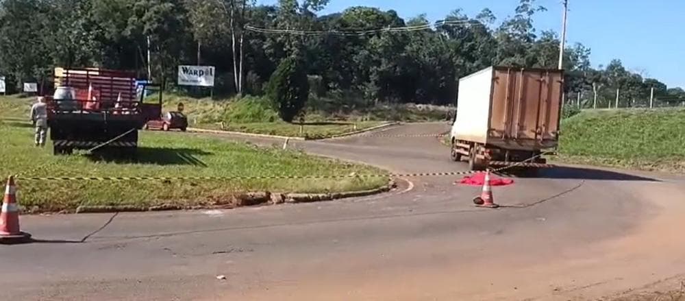 Funcionário que prestava serviço em obra do trevo de Guarani das Missões morre atropelado