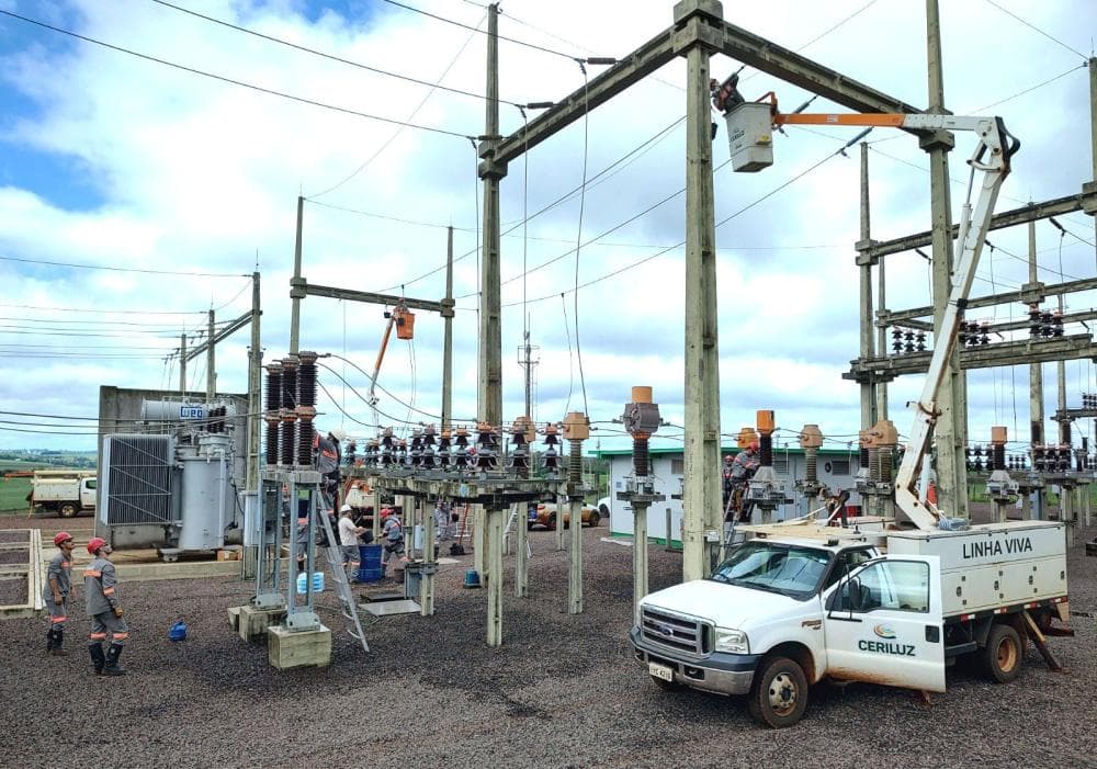 Subestação CERILUZ 01 passa por manutenções e limpeza preventivas