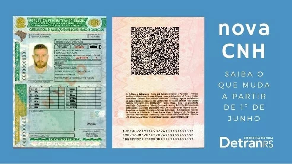 Nova CNH começa a ser emitida no RS nesta quarta; veja o que muda