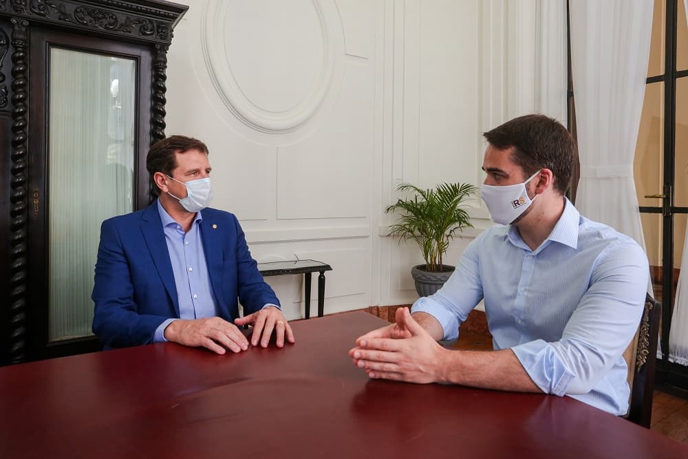 Presidente da Assembleia se reúne com governador para tratar da vacina contra o coronavírus