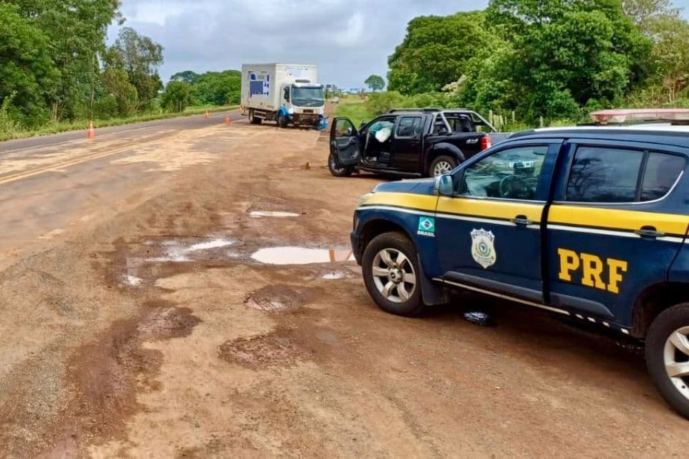 Morador de Santo Augusto fica ferido após acidente na BR-468