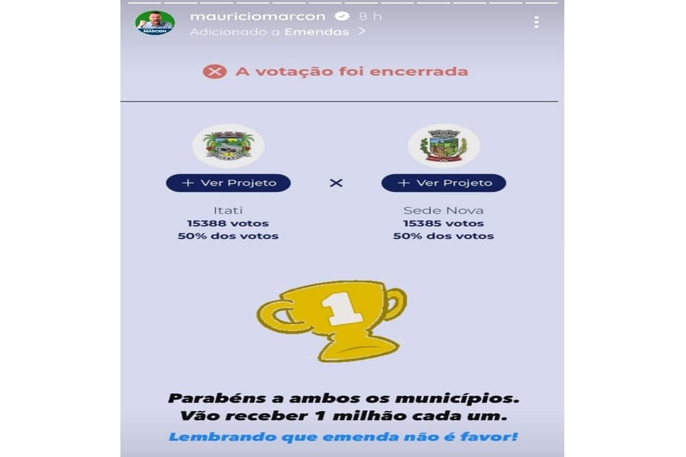 Sede Nova conquista R$ 1 milhão no projeto “Emenda do Milhão”