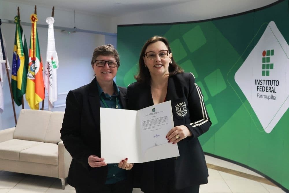 Diretora Geral do Campus Santo Augusto toma posse para segundo mandato