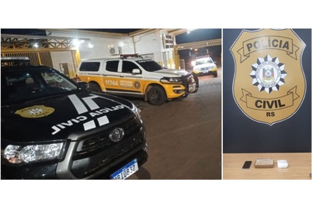 Presa mulher que transportava drogas em ônibus da linha Porto Alegre/Tenente Portela