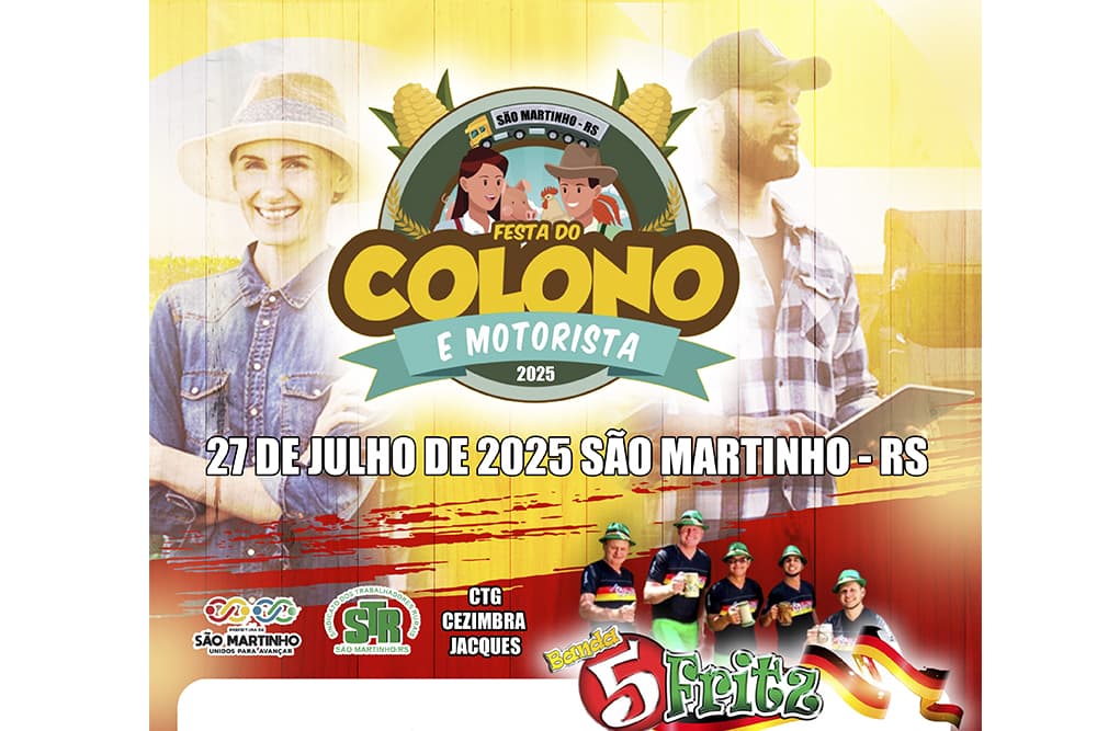 São Martinho se prepara para celebrar o Dia do Colono e Motorista