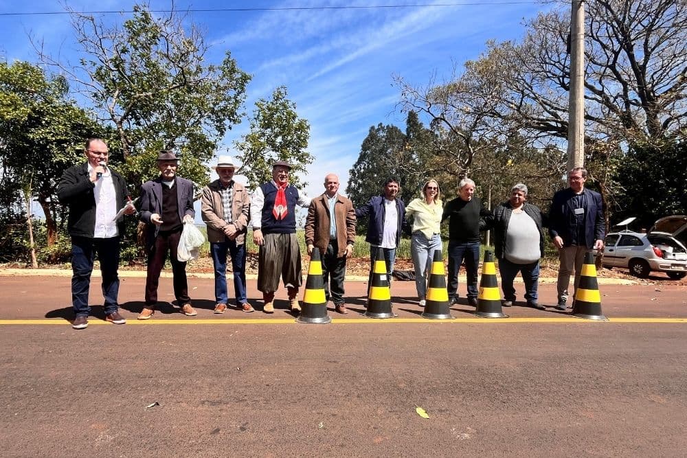 Inaugurada pavimentação no prolongamento da Avenida Central