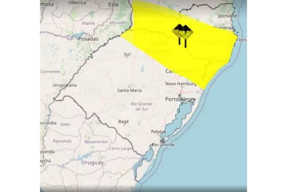 Ciclone em alto-mar deve influenciar tempo no RS nesta quarta-feira