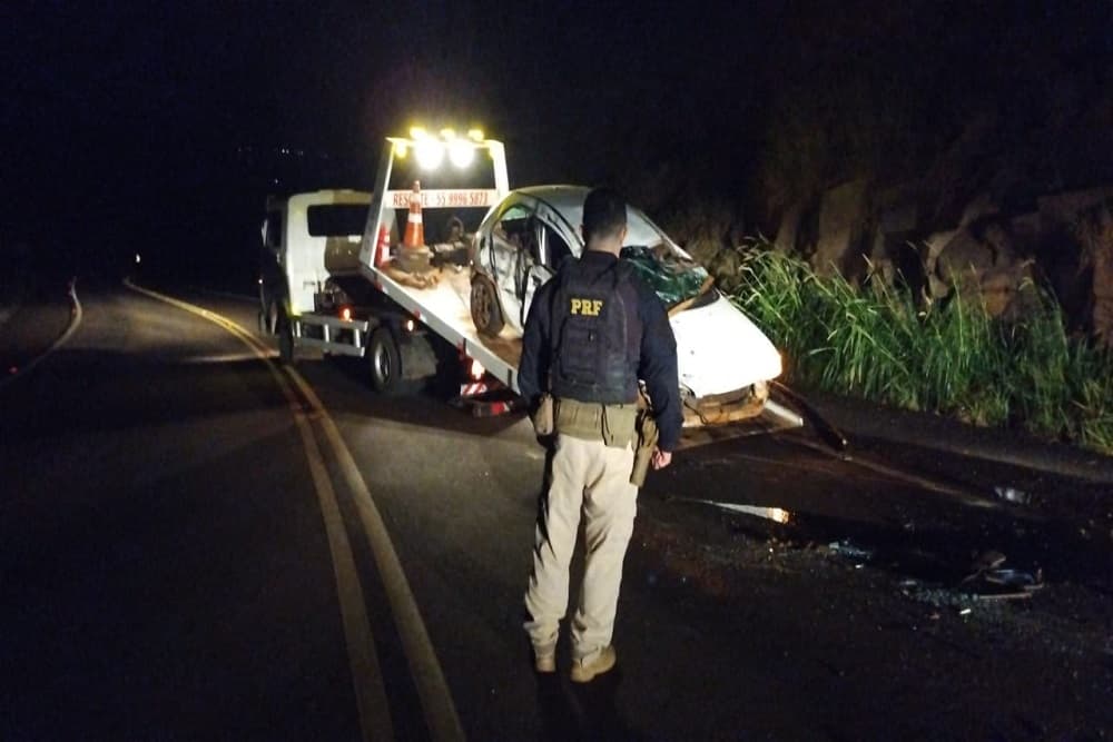 Homem de 27 anos, de Crissiumal, morre em acidente na BR 468