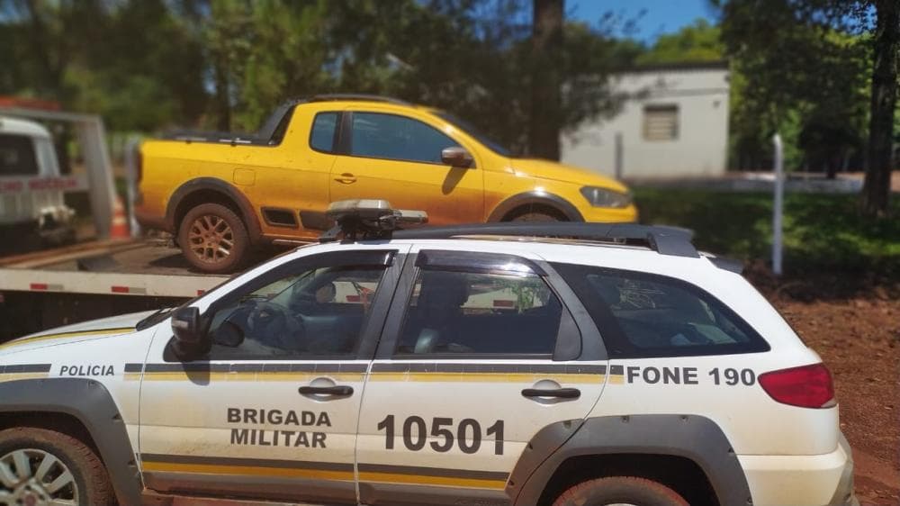 Veículo furtado é recuperado em Coronel Bicaco