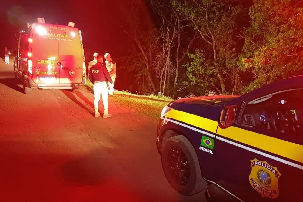 Homem morre em acidente na BR-386, em Frederico Westphalen