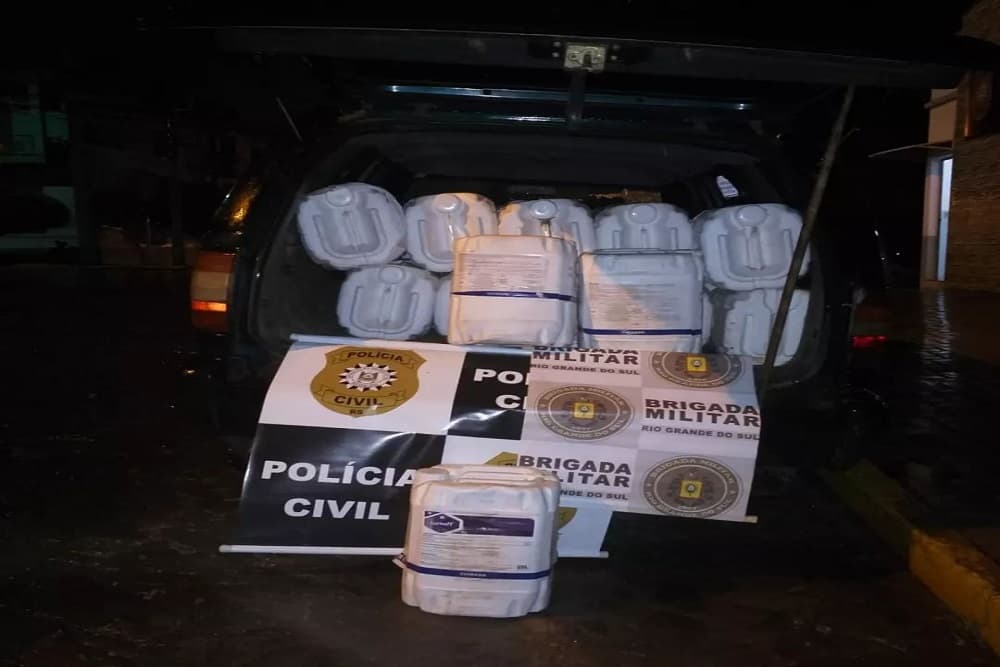 Homens são presos por contrabando de agrotóxicos em Três Passos