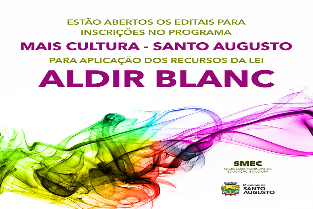 Abertos editais da Lei de Incentivo à Cultura Aldir Blanc