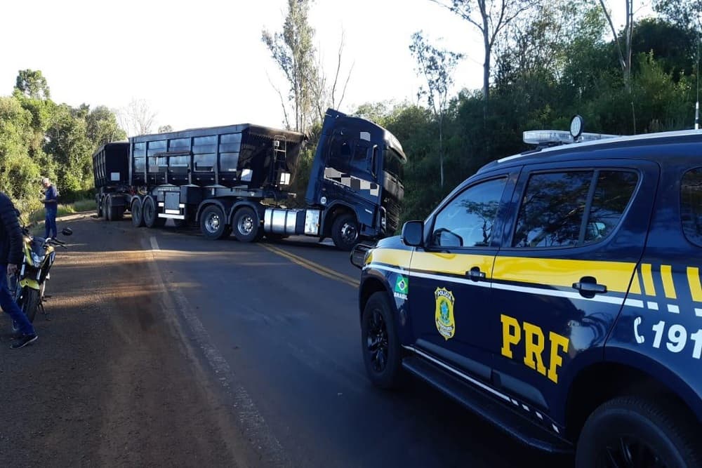Homem morre em acidente na BR 472, em Santa Rosa