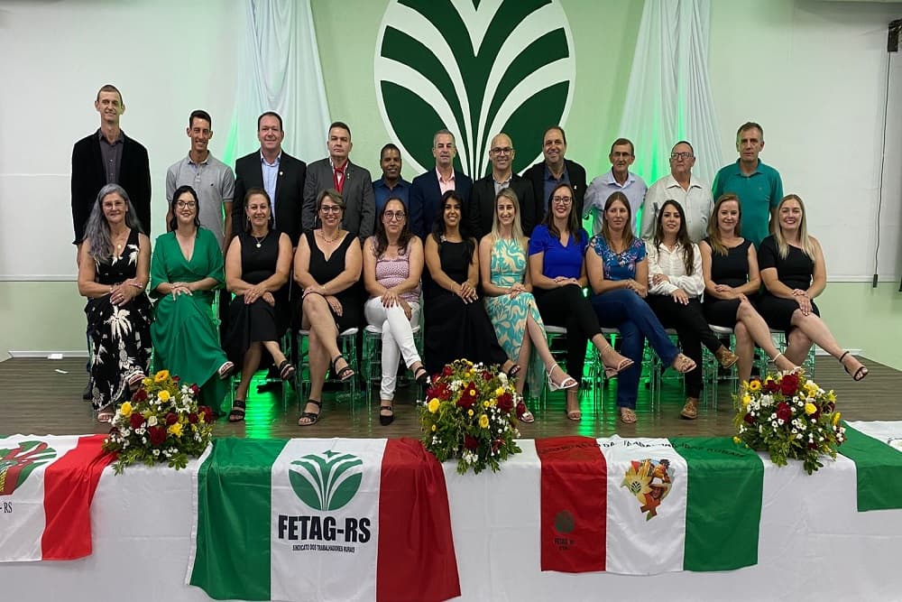 Empossada nova diretoria da Fetag-RS