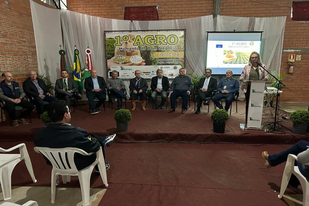 Ato marca abertura oficial da 24ª Expofeira e 1º Agro Momento do Bom Negócio