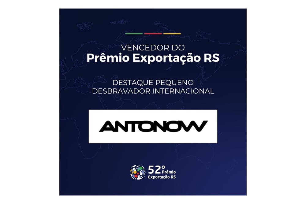 Antonow é destaque na 52ª Edição do Prêmio Exportação RS