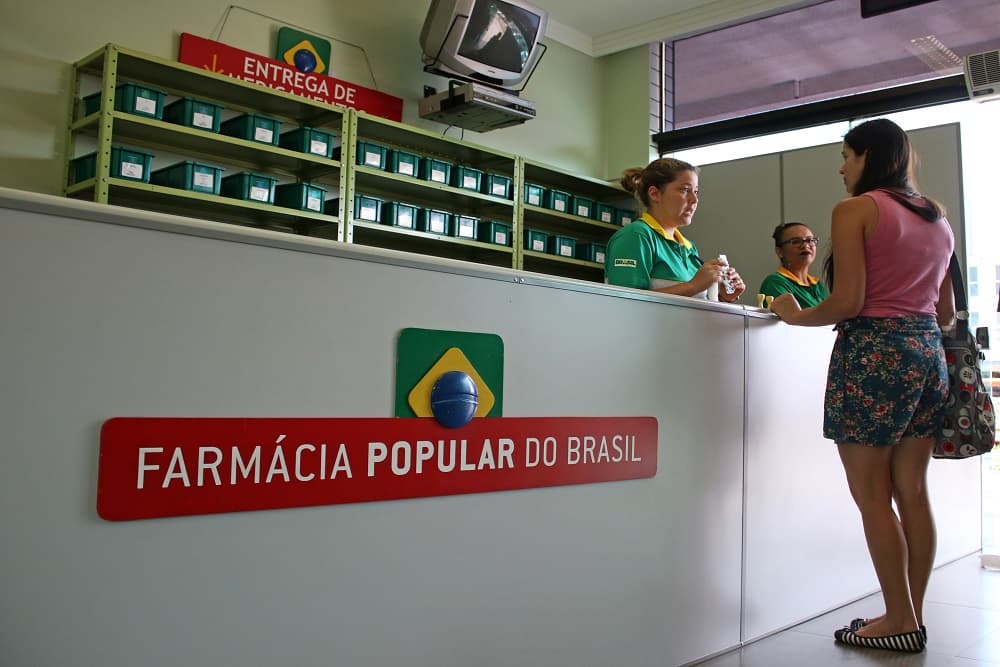 Programa Farmácia Popular passa a oferecer 95% dos medicamentos de forma gratuita