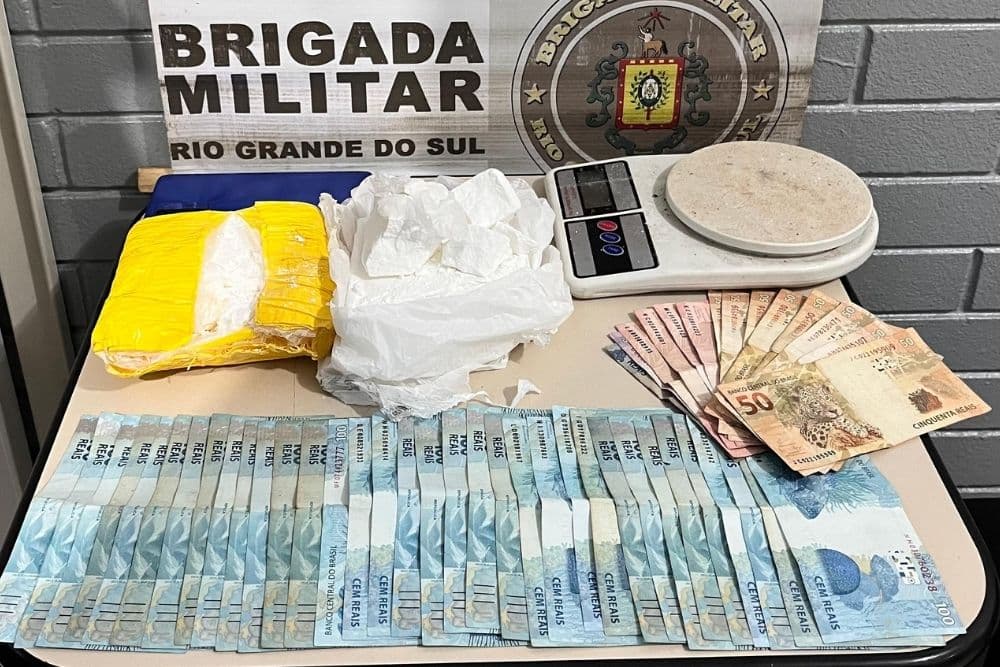 Brigada Militar prende dois por tráfico de drogas em Santo Augusto
