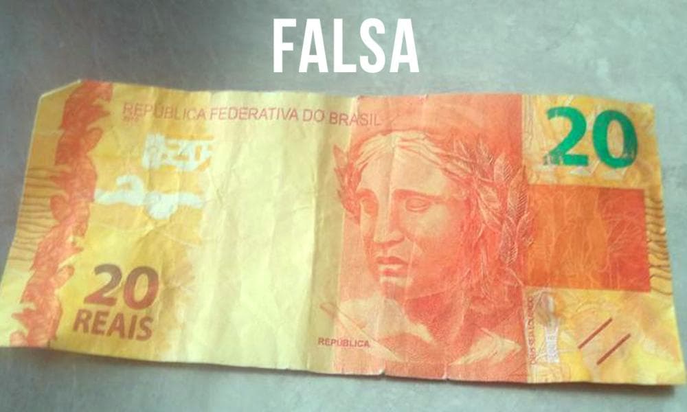 Comerciante aciona polícia após receber nota de real falsa em São Martinho