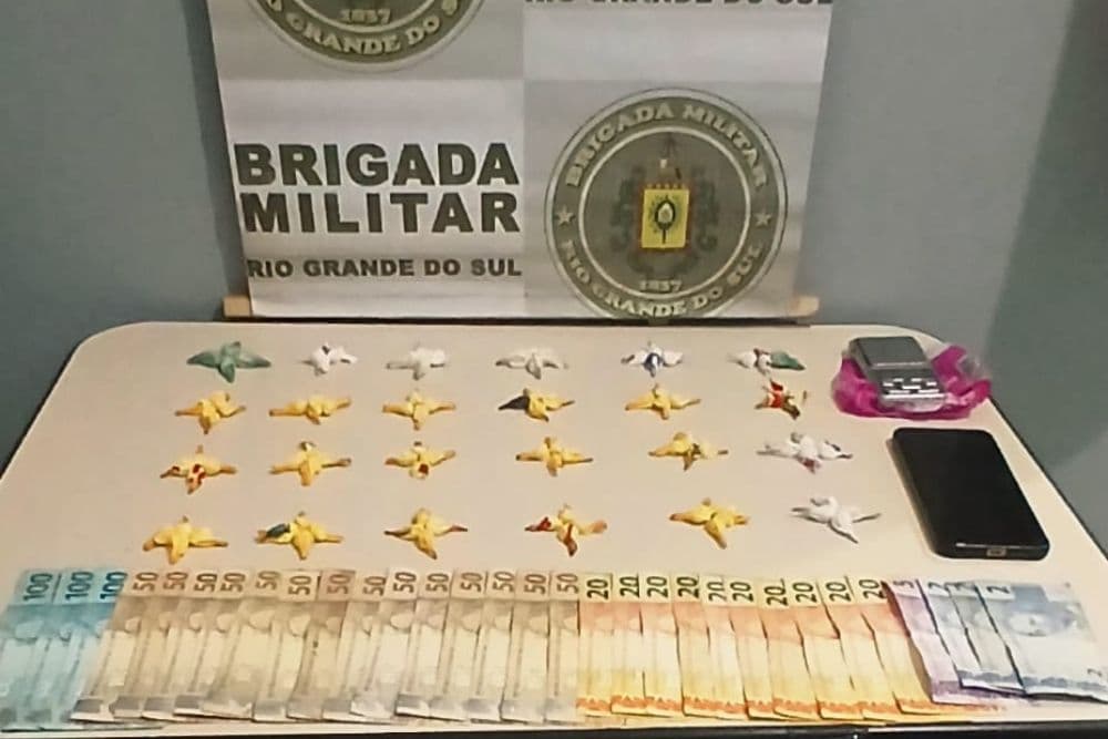 Brigada Militar prende homem por tráfico de drogas em Santo Augusto
