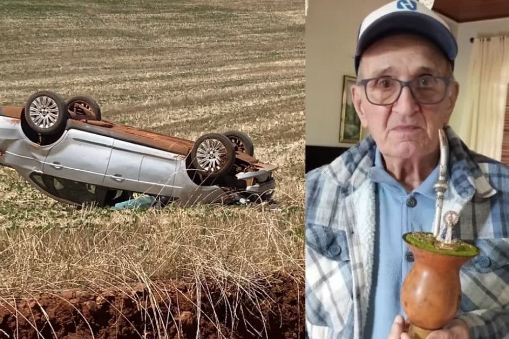 Idoso morre após acidente em Tenente Portela