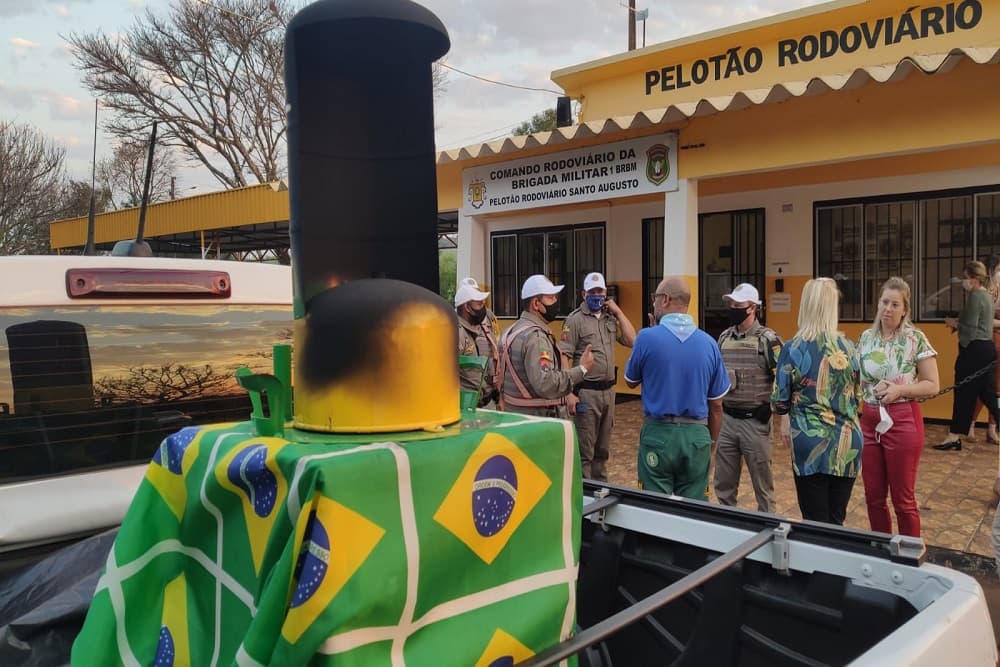 Semana da Pátria| Fogo Simbólico chega a Santo Augusto