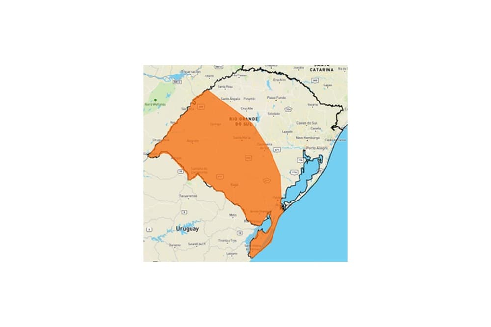 Inmet alerta para risco de temporais em parte do Rio Grande do Sul nesta terça-feira