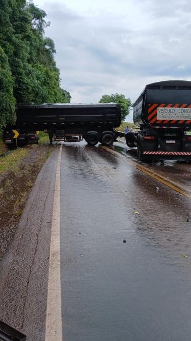 Motorista fica ferido em acidente entre Panambi e Condor